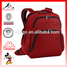 Mochila de nylon con cremalleras metálicas Bolsas compartidas para laptop